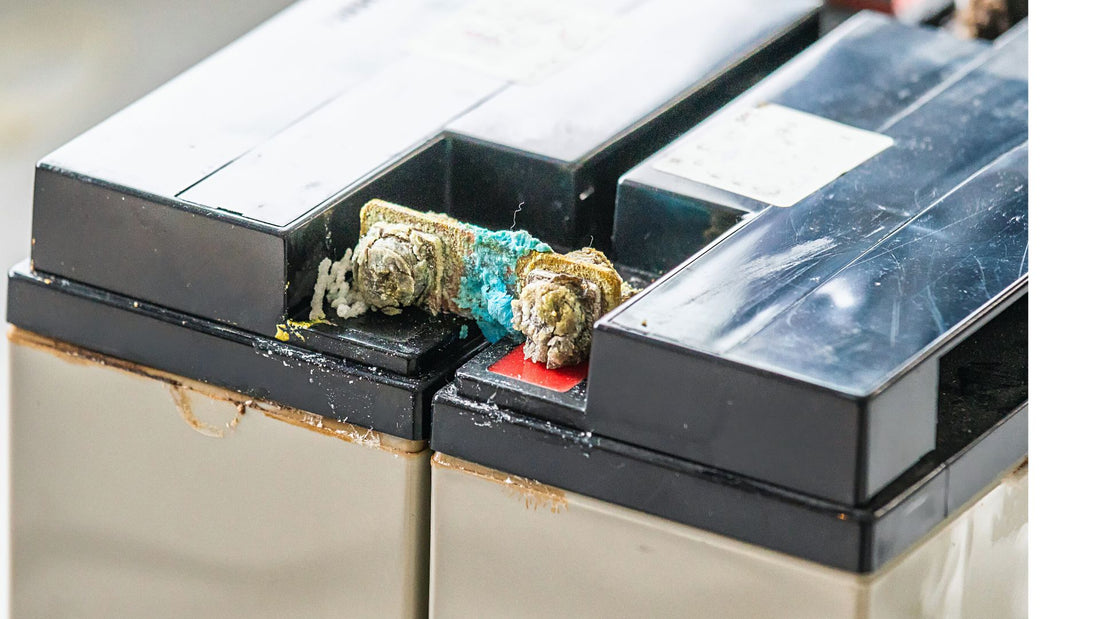 Battery Terminals With Blue Corrosion