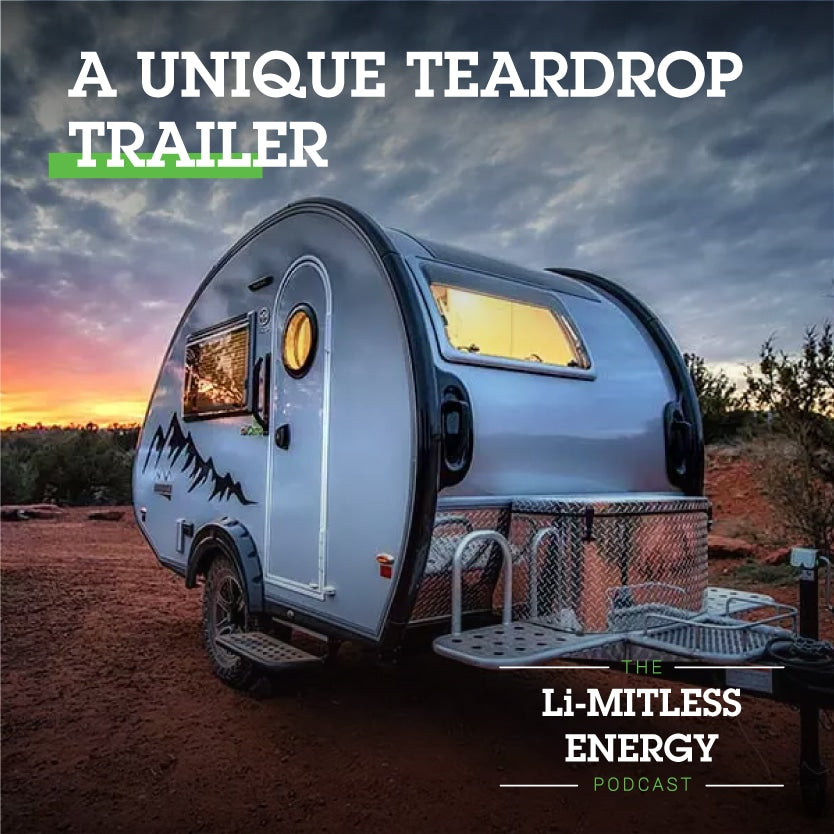 NuCamp on the Li-MITLESS ENERGY Podcast|nuCamp trailer at Hershey RV show