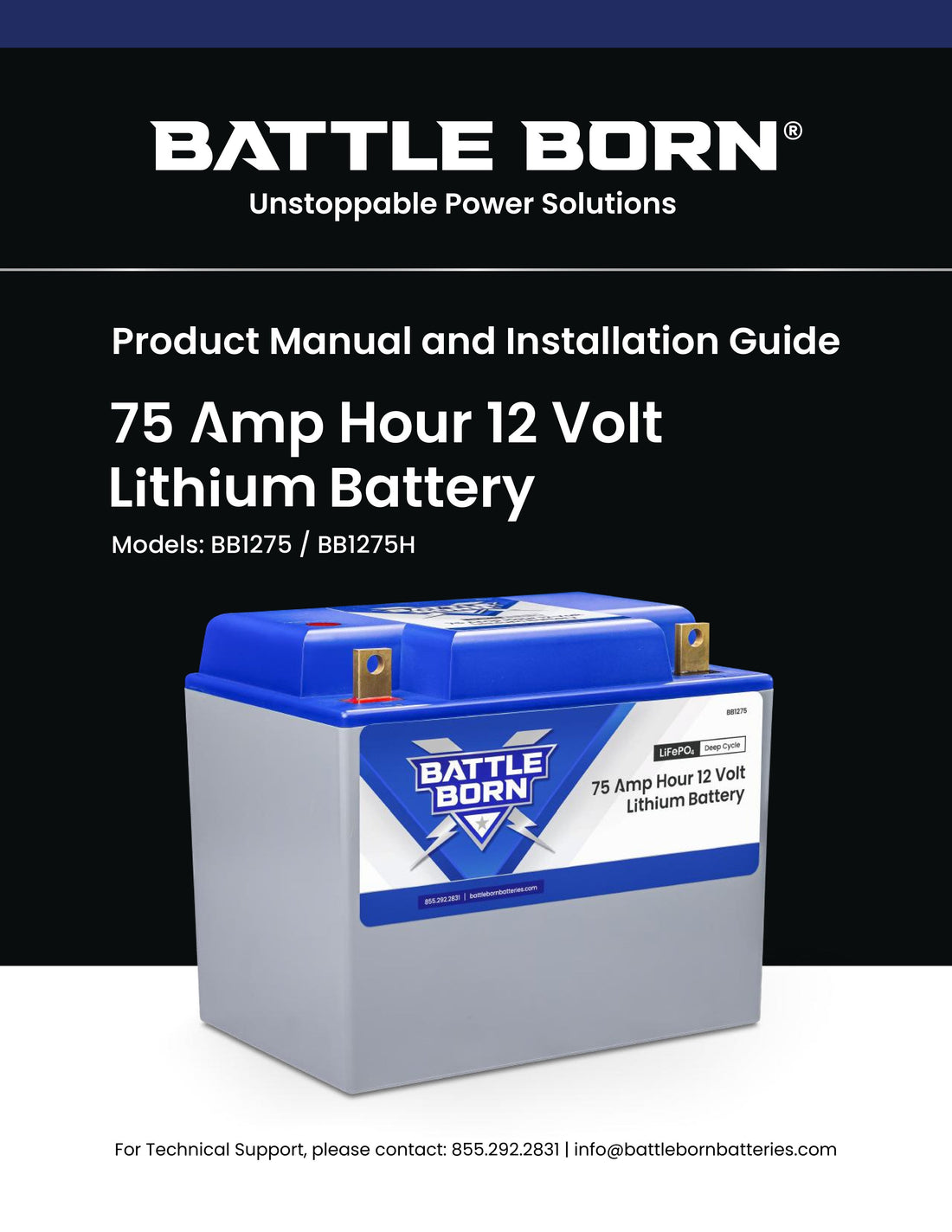 BB1275, BB1275H Manual