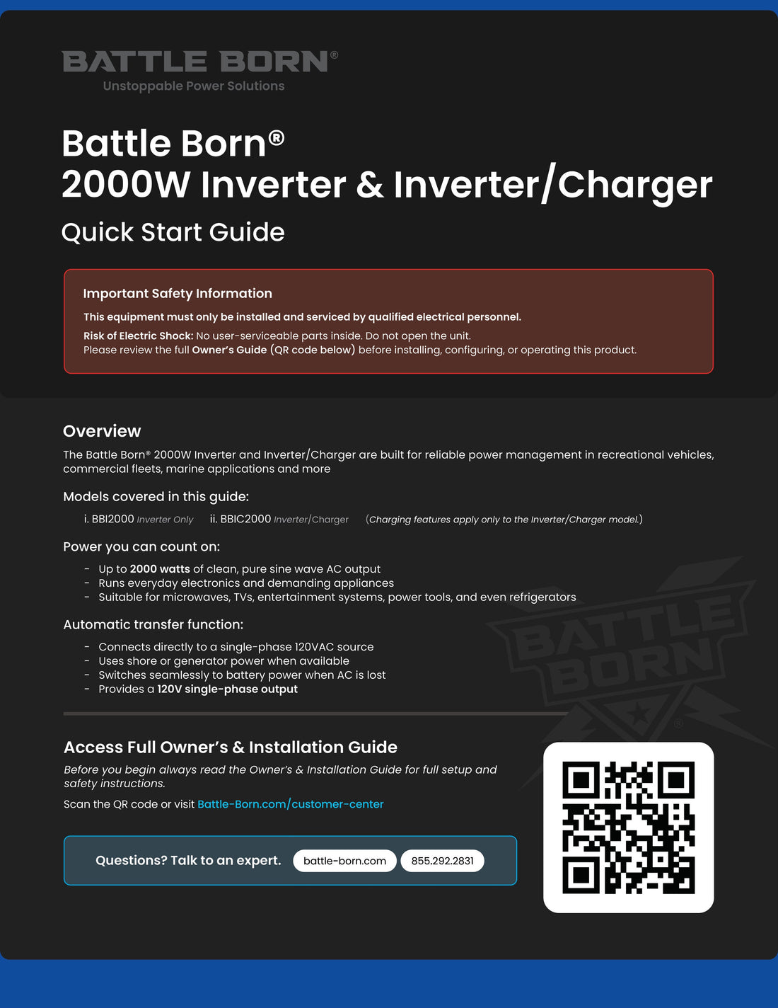 BBI2000, BBIC2000 Quick Start Guide