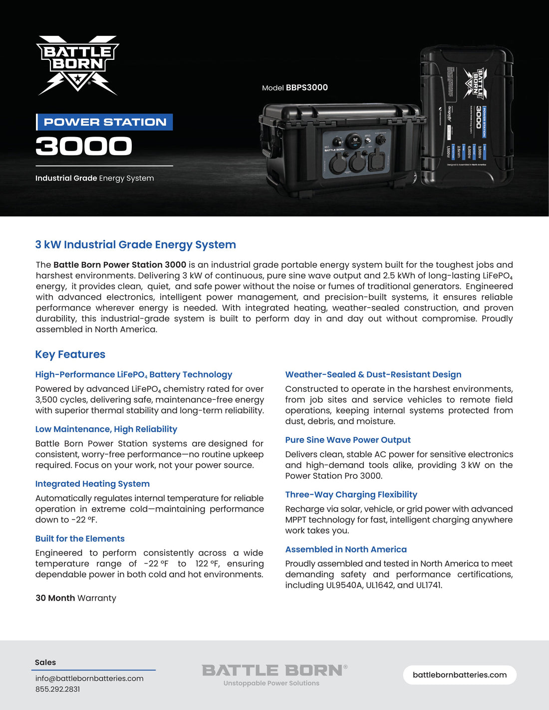 BBPS3000 Data Sheet