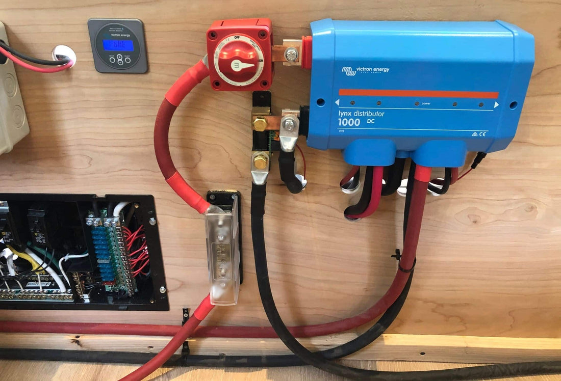 Victron accessories in a power system including a BMV-712|VictronConnect app displaying the settings for the BMV-712 Smart device