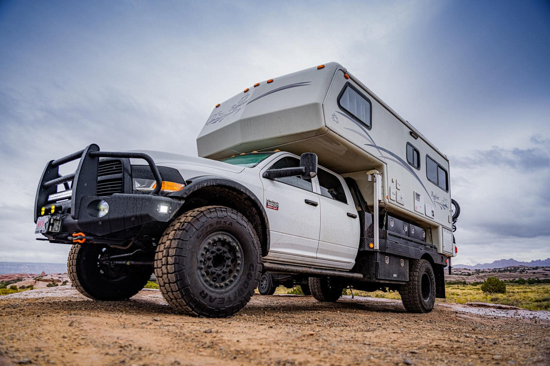 overland vehicles|Be Old Later at the Arctic Circle|Truck Camper|Los Mundos Family in Their Overland Rig