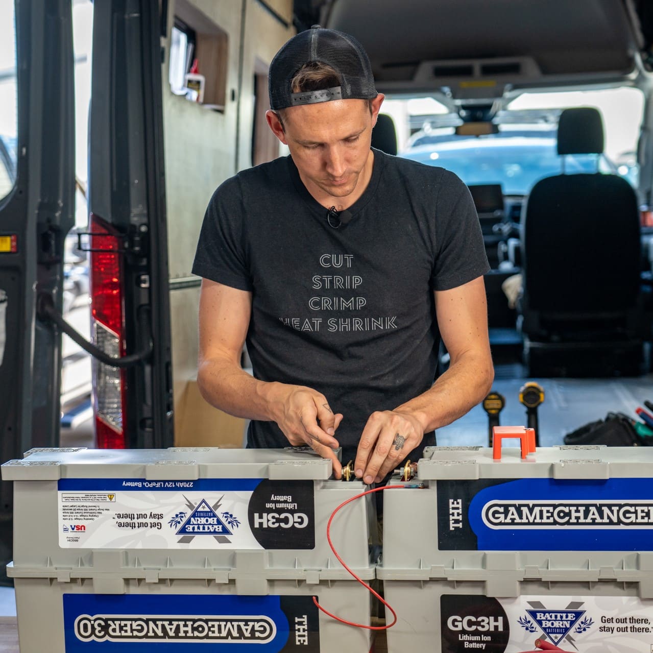 camper van electrical install