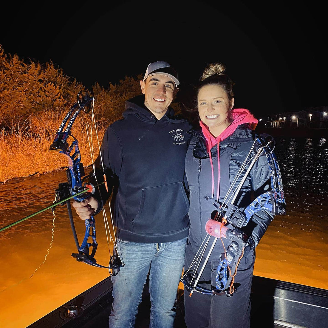 James and Amber McCaleb|Flyin' Arrows Bowfishing Boat|Flyin' Arrows Bowfishing Boat|Flyin' Arrows Bowfishing|Flyin' Arrows Bowfishing Boat|James and Amber McCaleb