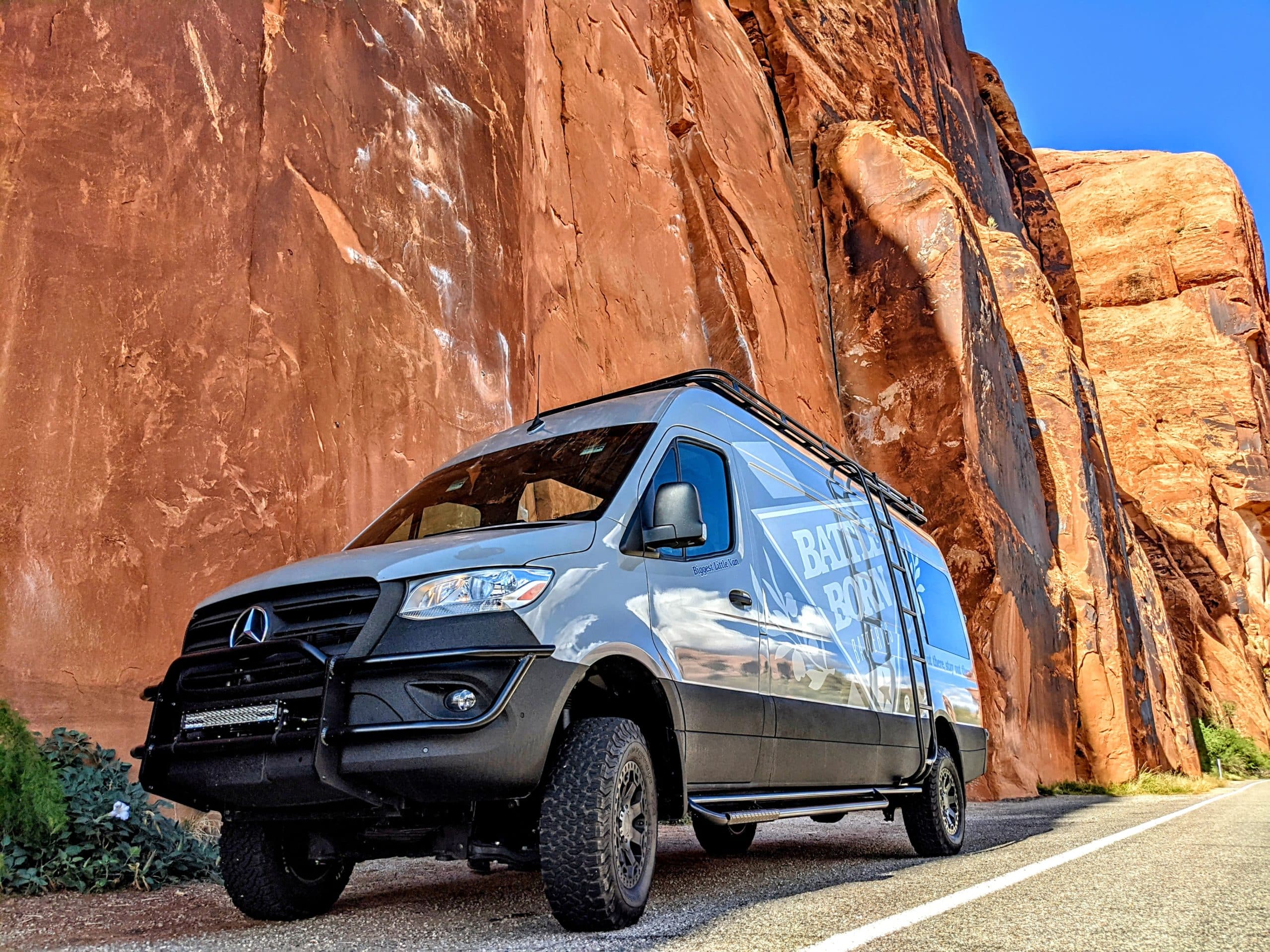 Battle Born Batteries "Biggest Little Van" boondocking in Utah