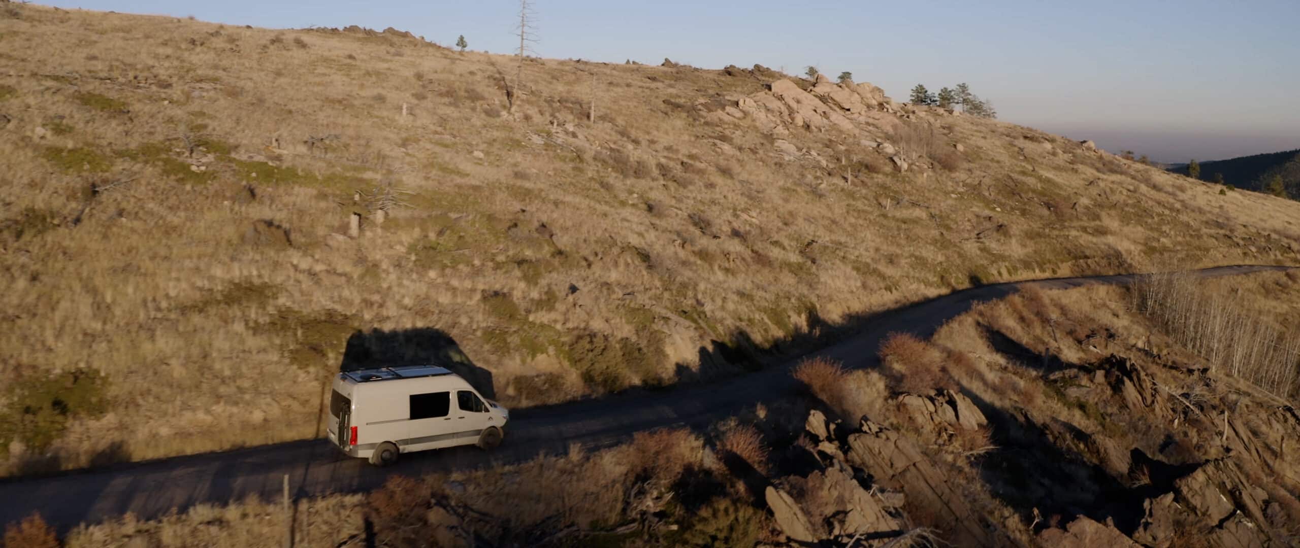 Paige Classen lives full-time out of her Sprinter Van