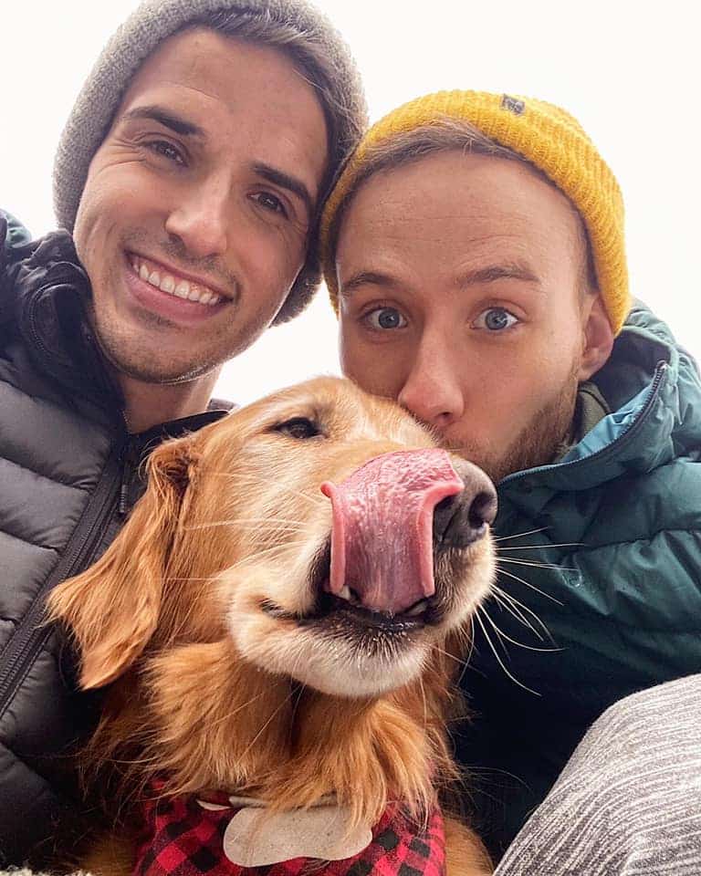 Tyler and Todd live off the grid with their dog