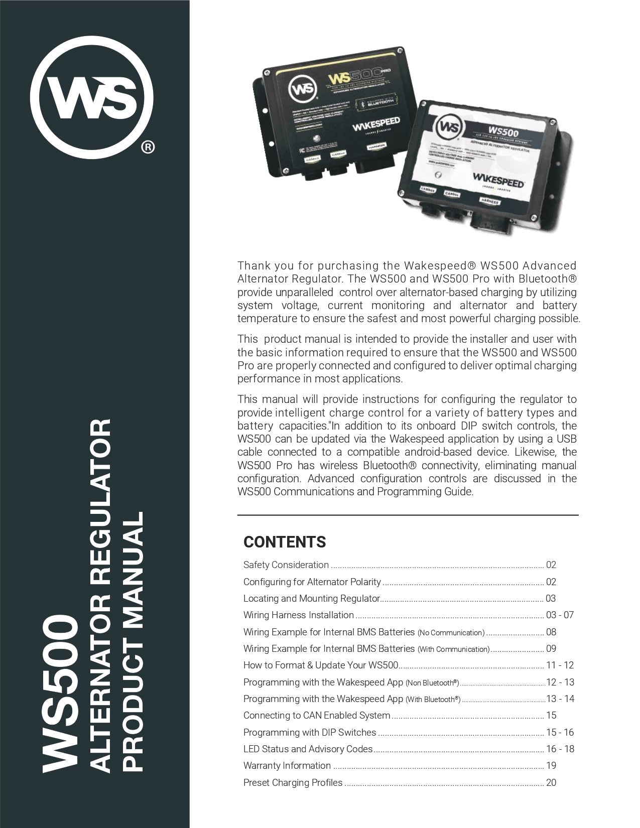 WS500PRO Manual
