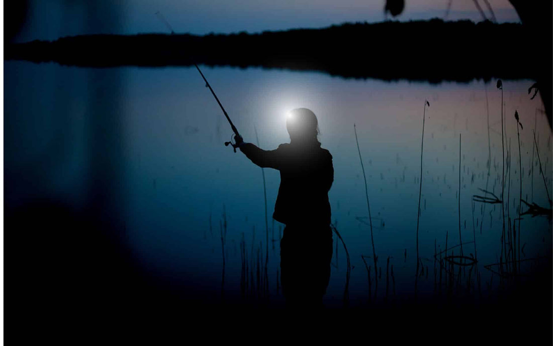 Fishing in the Dark|Flyin Arrows Bowfishing Boat at Night|John Cox Standing on His Angling Boat at Sunrise|Fishing in the Dark|Fishing in the Dark|Fishing in the Dark
