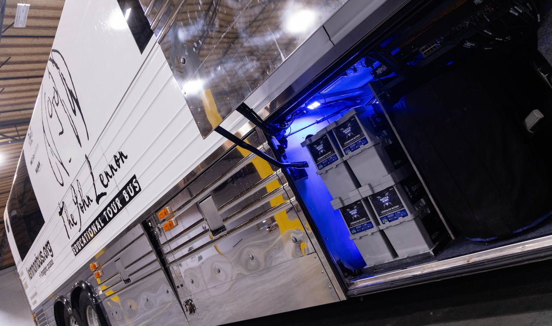 Lennon Bus Upgrades to NEW! Battle Born Smart Lithium Batteries