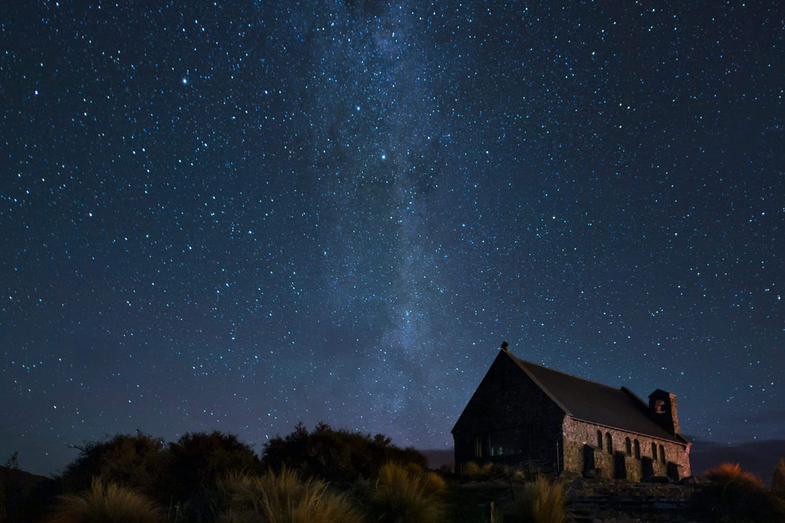 Off grid homestead under the stars