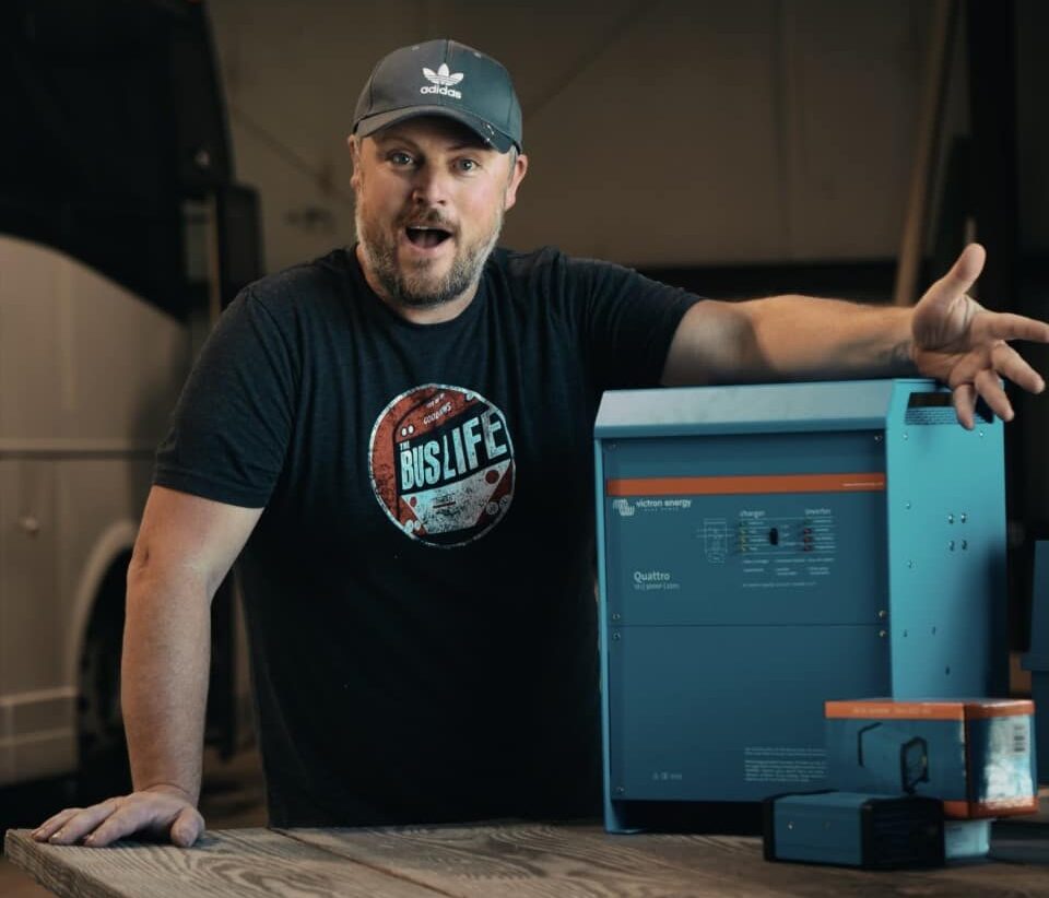 the bus life Victron inverter|Battle Born Batteries and Victron Components Powered Food Truck Electrical System|Battle Born Batteries and Victron Components Powered Skoolie Electrical System|battery monitor installation