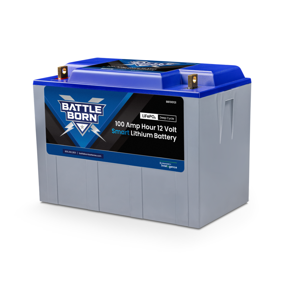 100Ah 12V Smart LiFePO4 Deep Cycle Battery