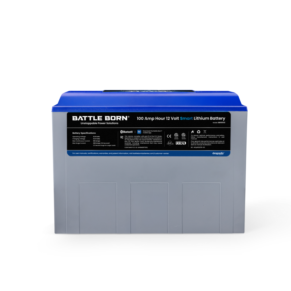 100Ah 12V Smart LiFePO4 Deep Cycle Battery