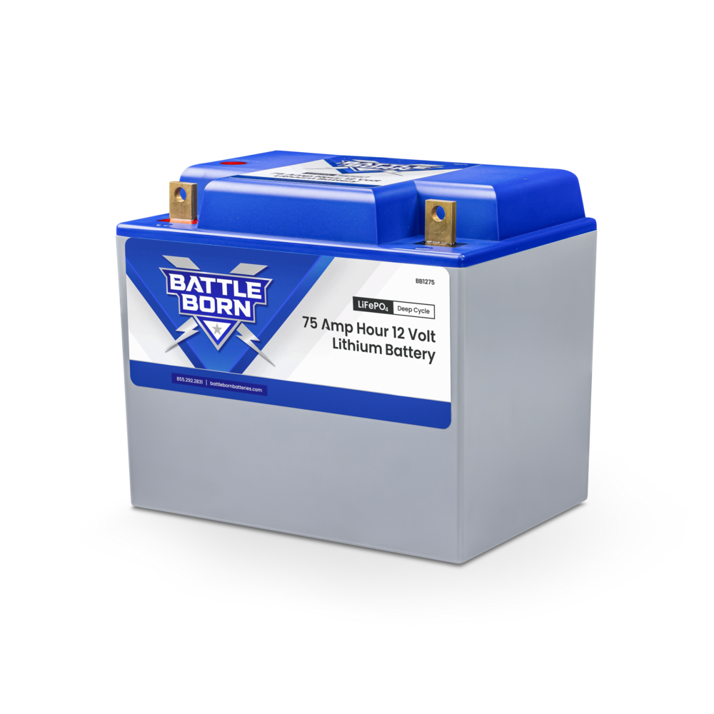 75Ah 12V Group 24 LiFePO4 Deep Cycle Battery