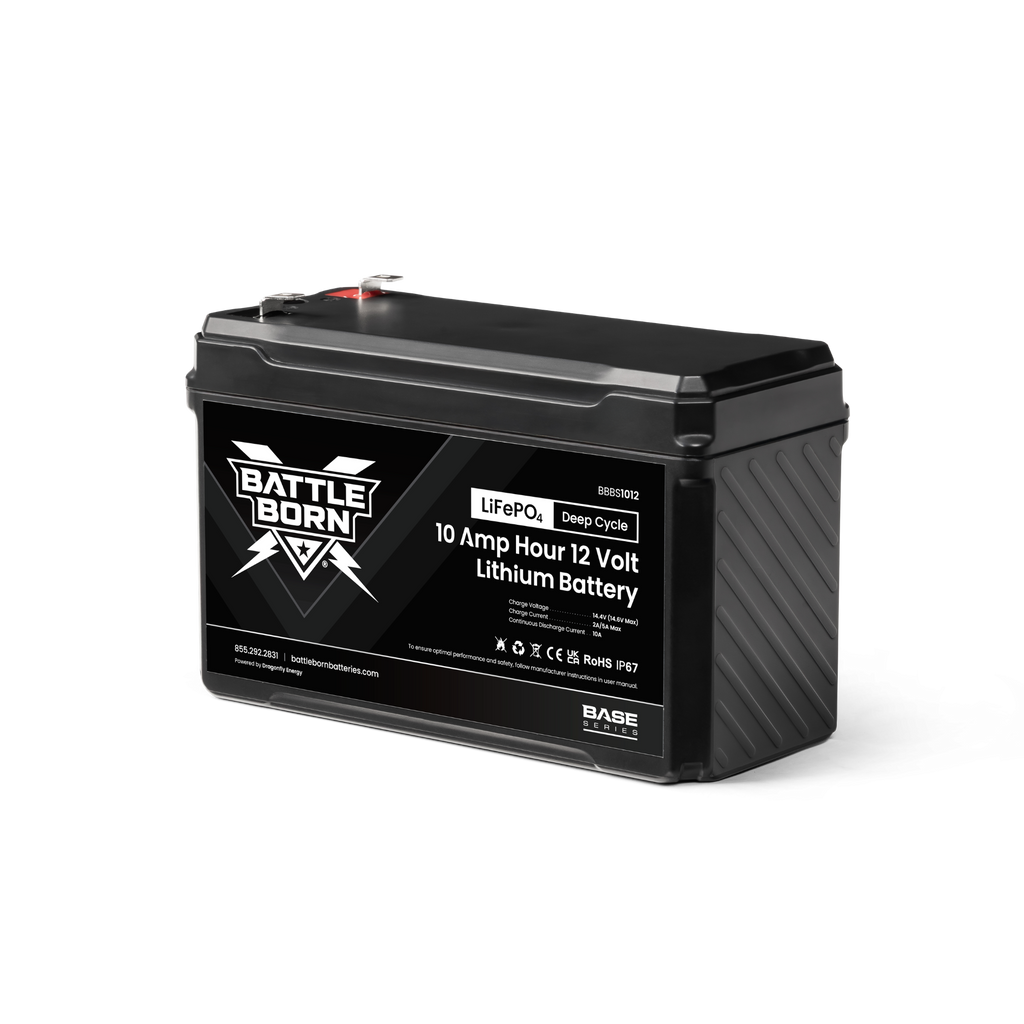Battle Born 10Ah 12V LiFePO4 Deep Cycle Battery | Base Series