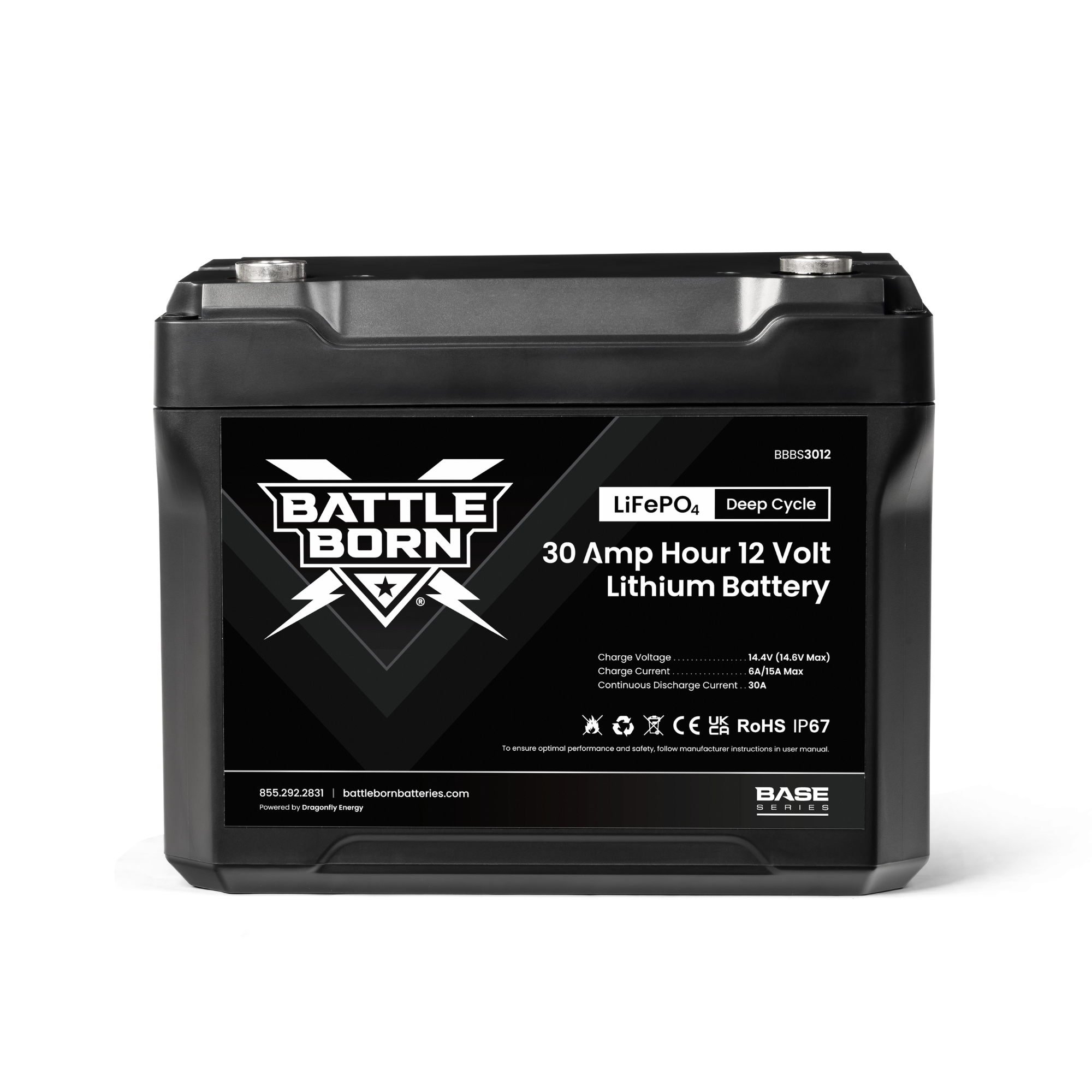 Battle Born 30Ah 12V LiFePO4 Deep Cycle Battery | Base Series  display picture 1