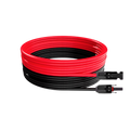 10AWG Red/Black Extension Cables with MC4 Connectors