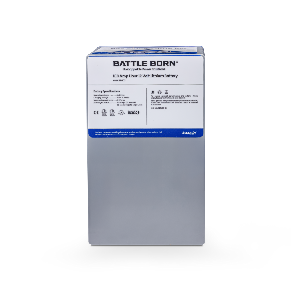 100Ah 12V GC2 LiFePO4 Deep Cycle Battery