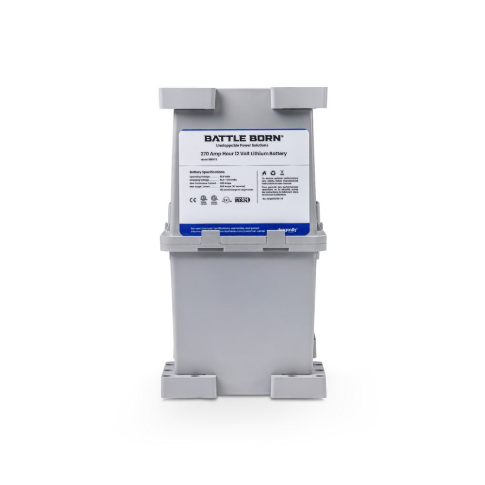 270Ah 12V GC3 LiFePO4 Deep Cycle Battery