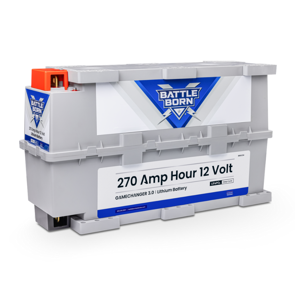 270Ah 12V GC3 Heated LiFePO4 Deep Cycle Battery Kit