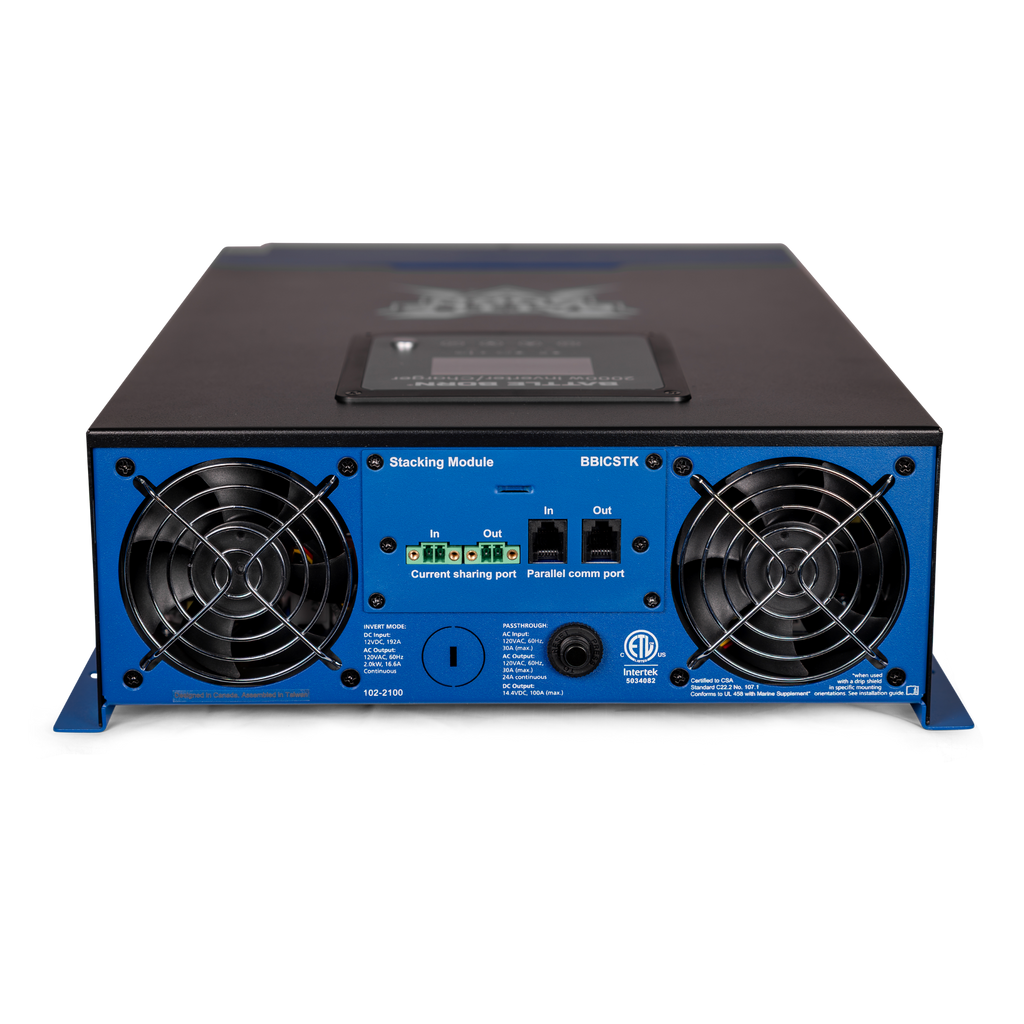 Battle Born 2000W Inverter / Charger Stacking Module