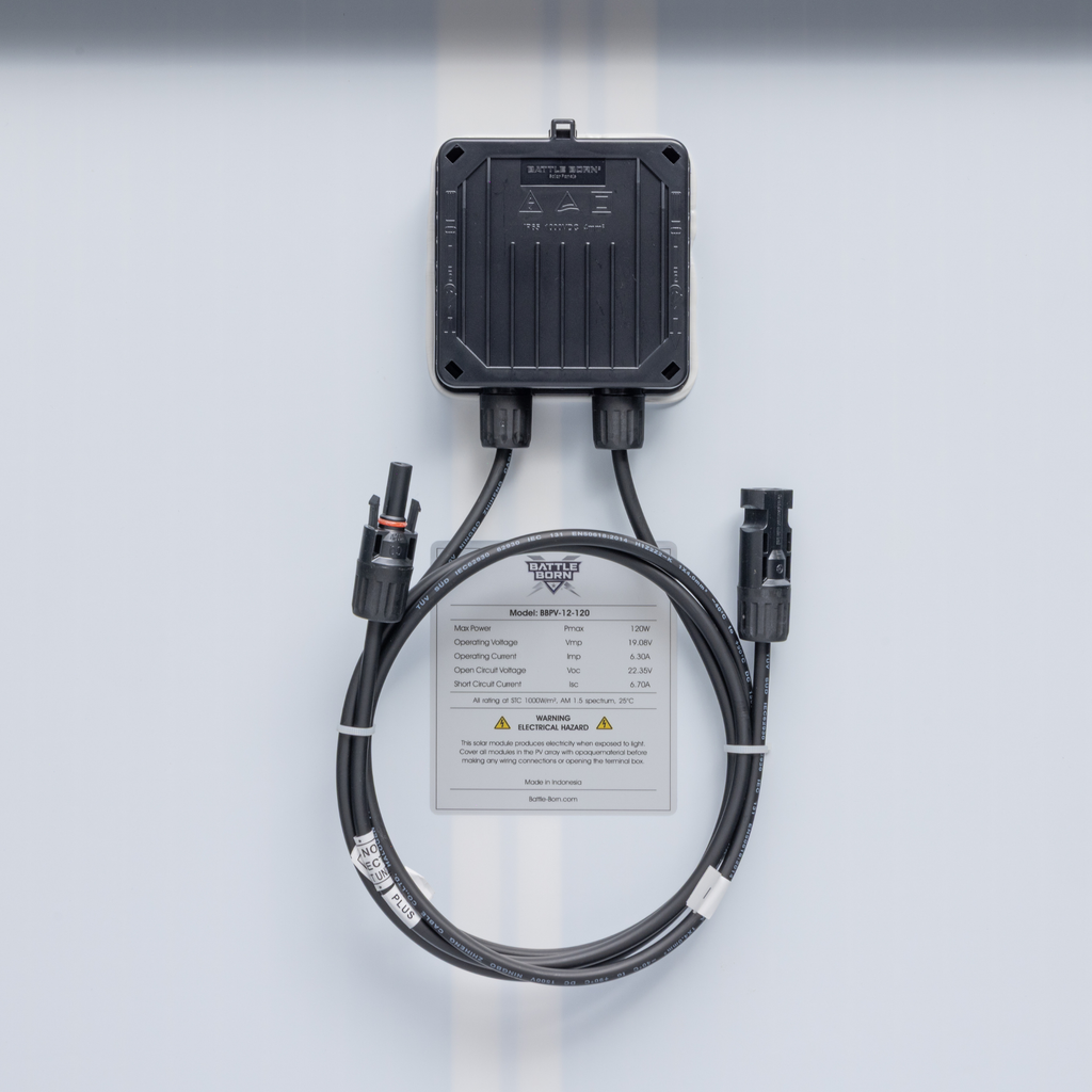 Battle Born Elite 120W 12V Rigid Solar Panel