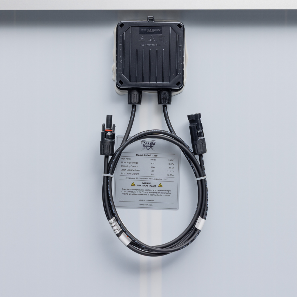 Battle Born Elite 230W 12V Rigid Solar Panel