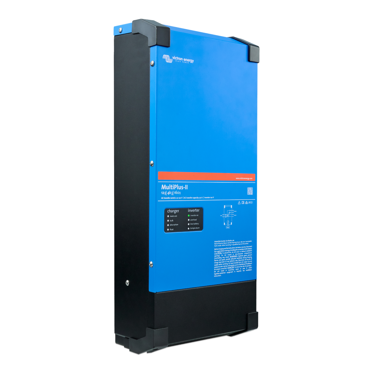MultiPlus-II 12/4k/160-50 2x120V Inverter/Charger