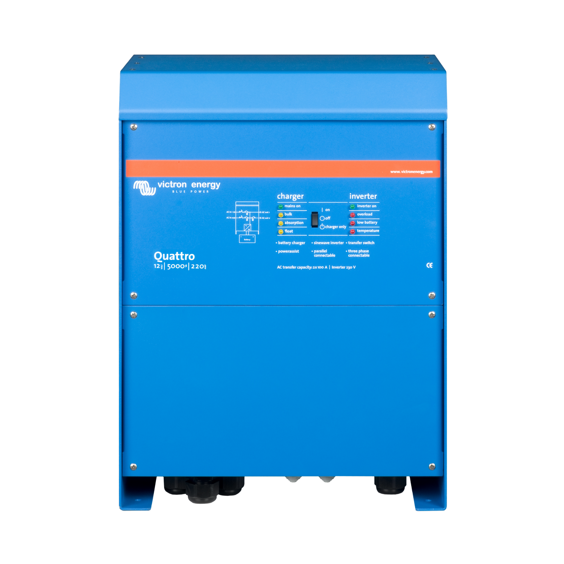 Quattro 120V Inverter/Chargers - Battle Born Batteries