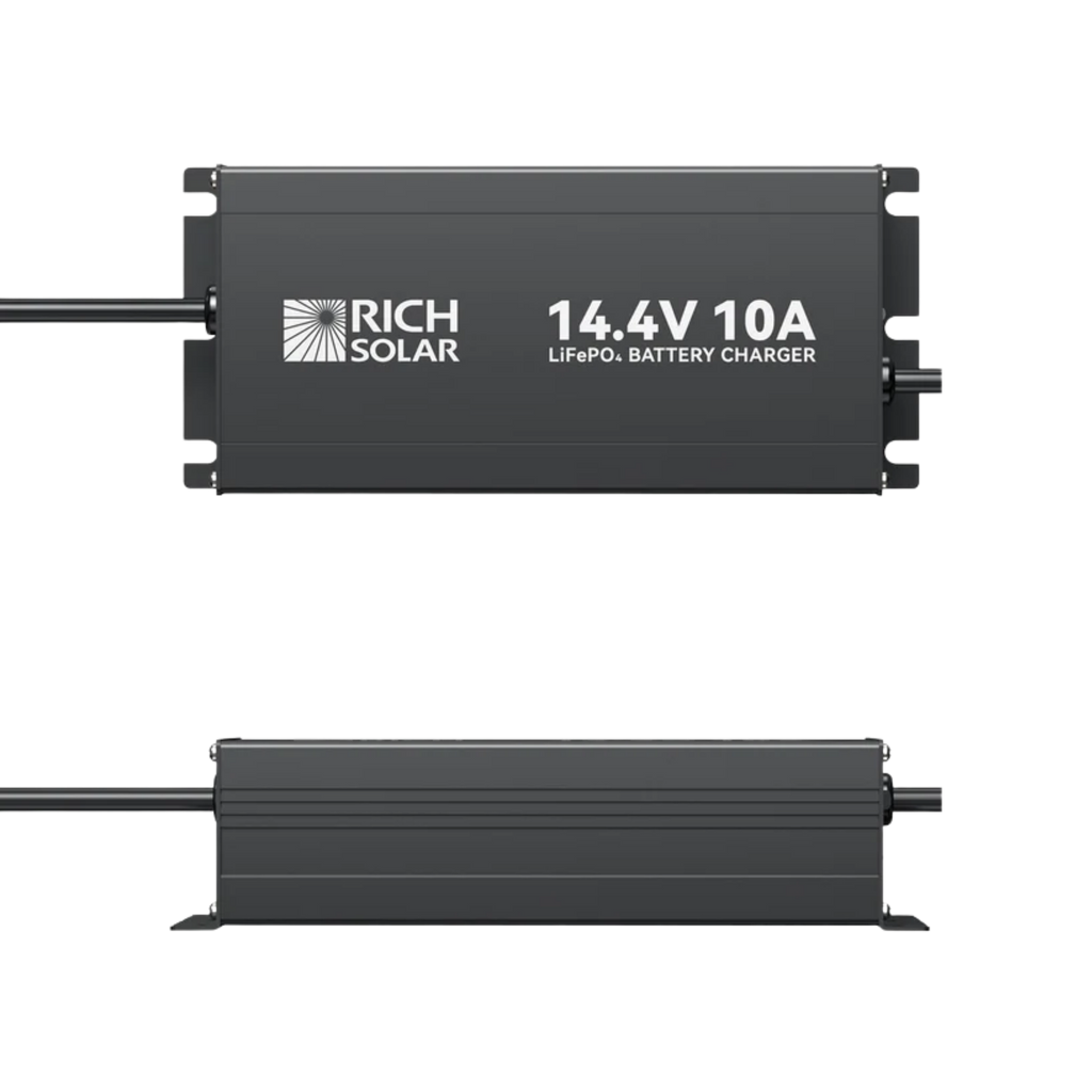 Rich Solar 12V (14.4V) 10A-20A | 100-240VAC | 12V LiFePO4 Battery Chargers