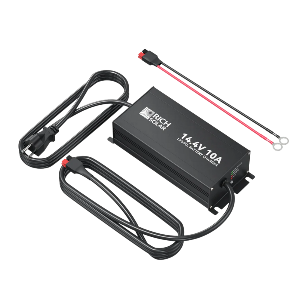 Rich Solar 12V (14.4V) 10A-20A | 100-240VAC | 12V LiFePO4 Battery Chargers