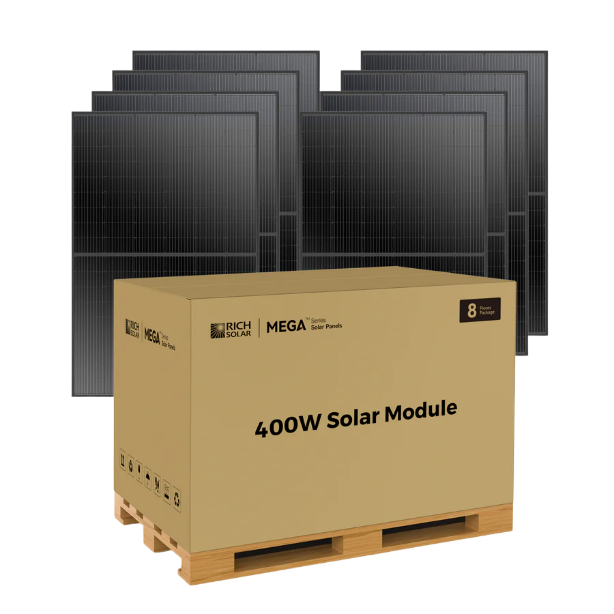 Rich Solar MEGA 400 Watt 24V Solar Panel Bundles