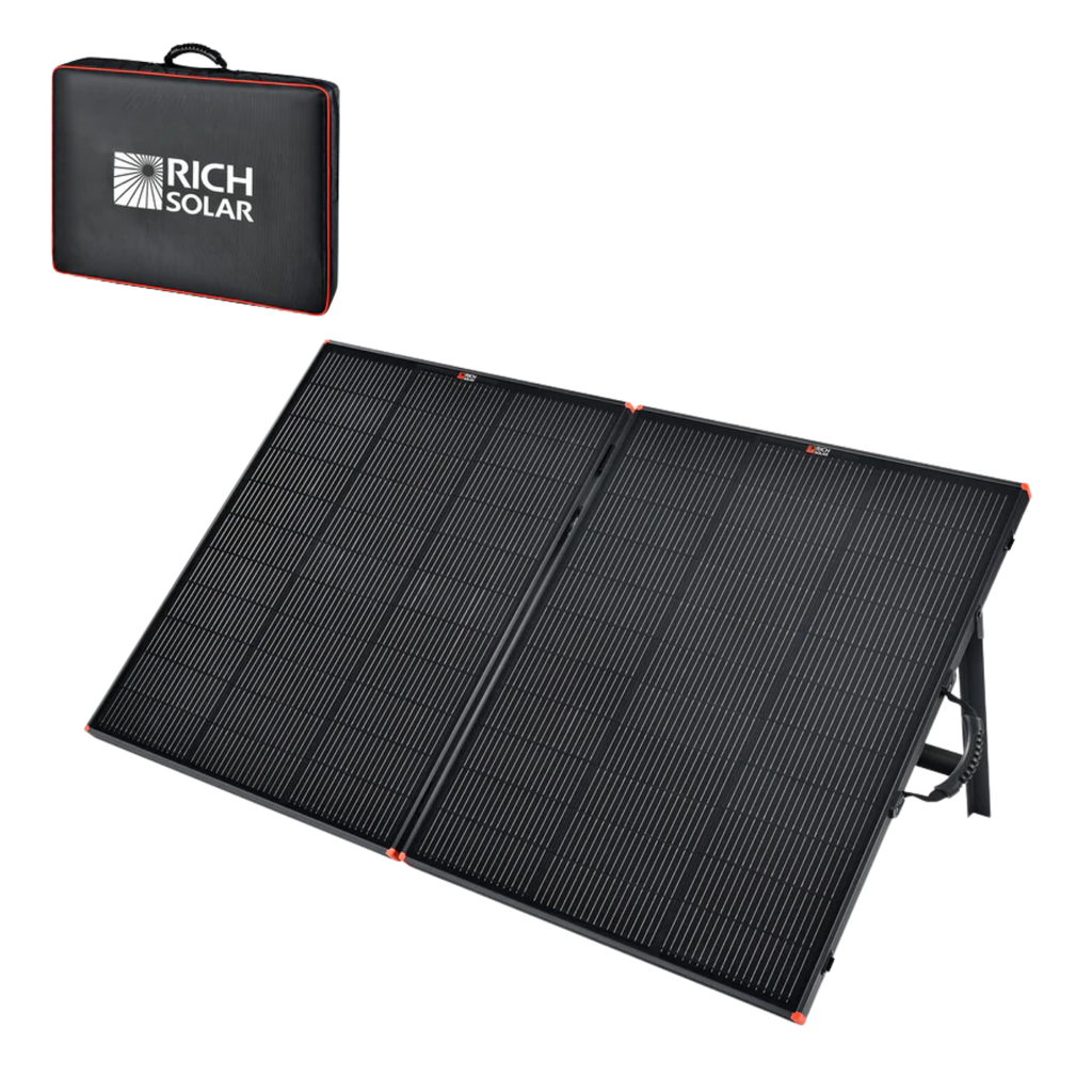 Rich Solar MEGA 12V Portable Solar Panel Briefcase (100W-200W)
