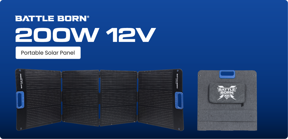 Battle Born 200W 12V Portable Solar Panel - Battle Born Batteries