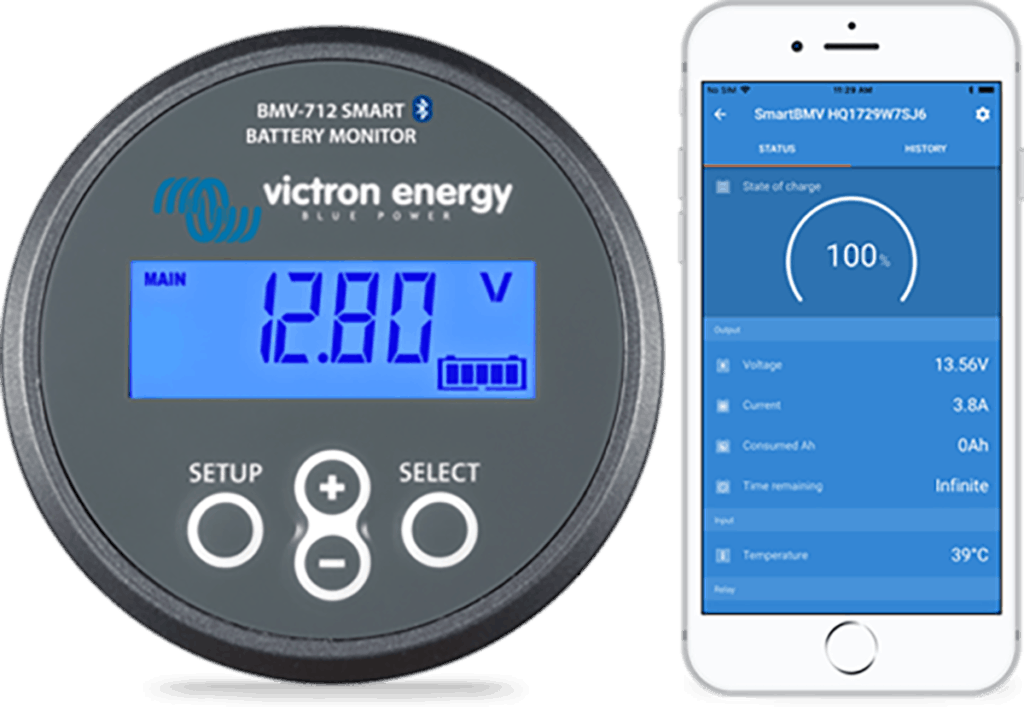 Victron BMV-712 Battery Monitor with Bluetooth Built in