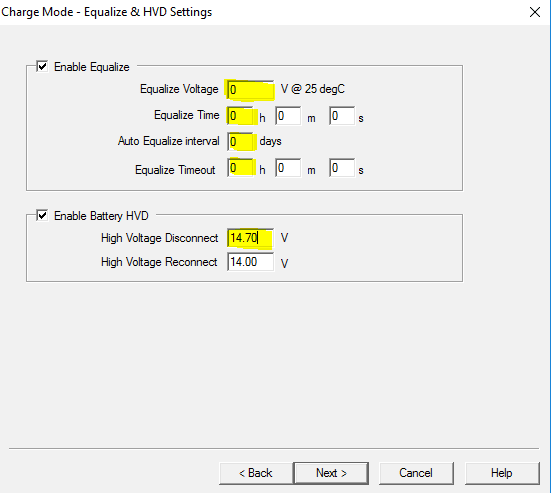 TriStar Charge Mode limits 14.70