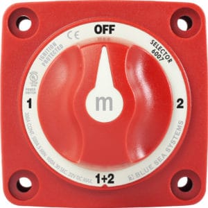 Red Marine battery switch