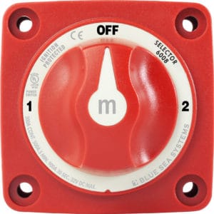 Red Marine battery switch