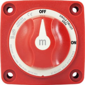 Red Marine battery switch