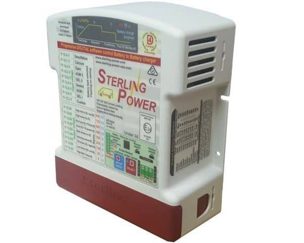 Sterling Power DC Input Alternator to Battery Charger 12 volt, 210 amp dc  powered battery charger