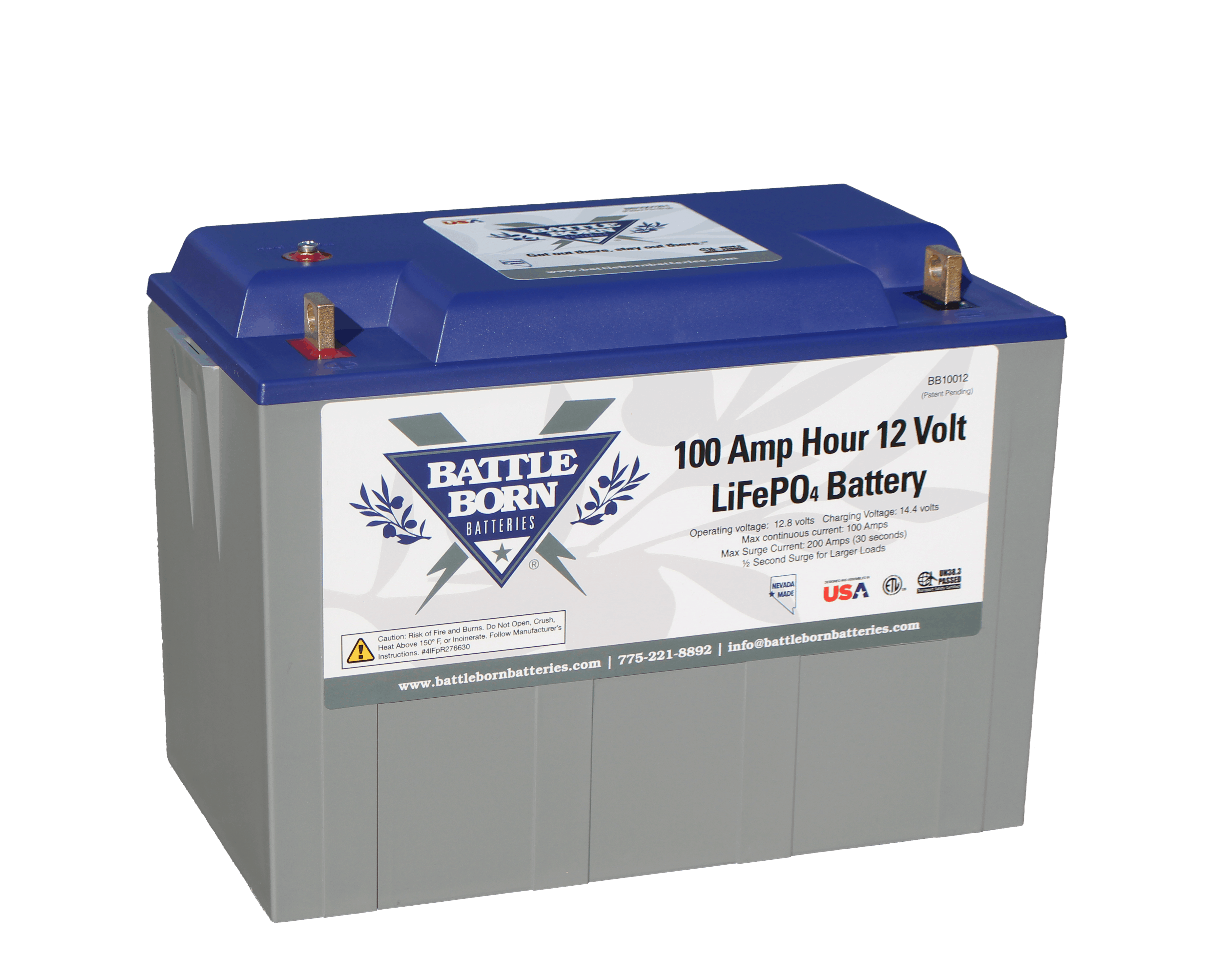 Battle Born Grp31 100AH LiFePO4 Deep Cycle Battery