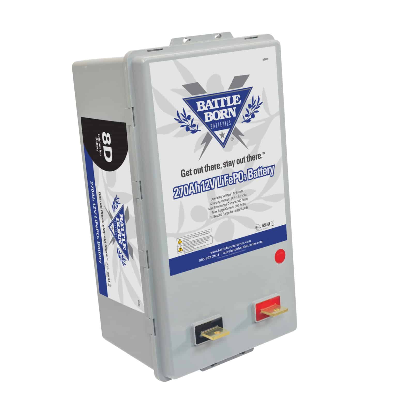 270Ah 12V LiFePO4 Deep Cycle 8D Battery Battle Born Batteries