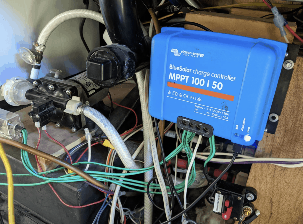mppt charge controller wired into rv