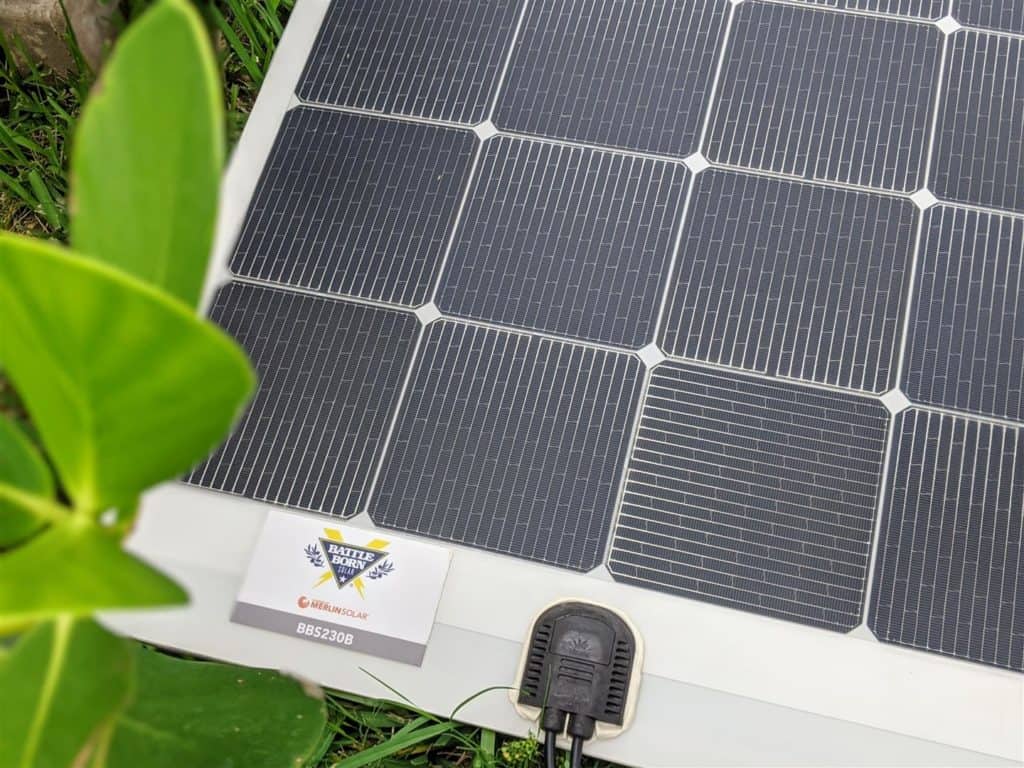 battle born solar panel for off grid power