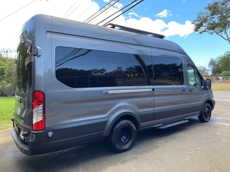 Grey Sprinter Van