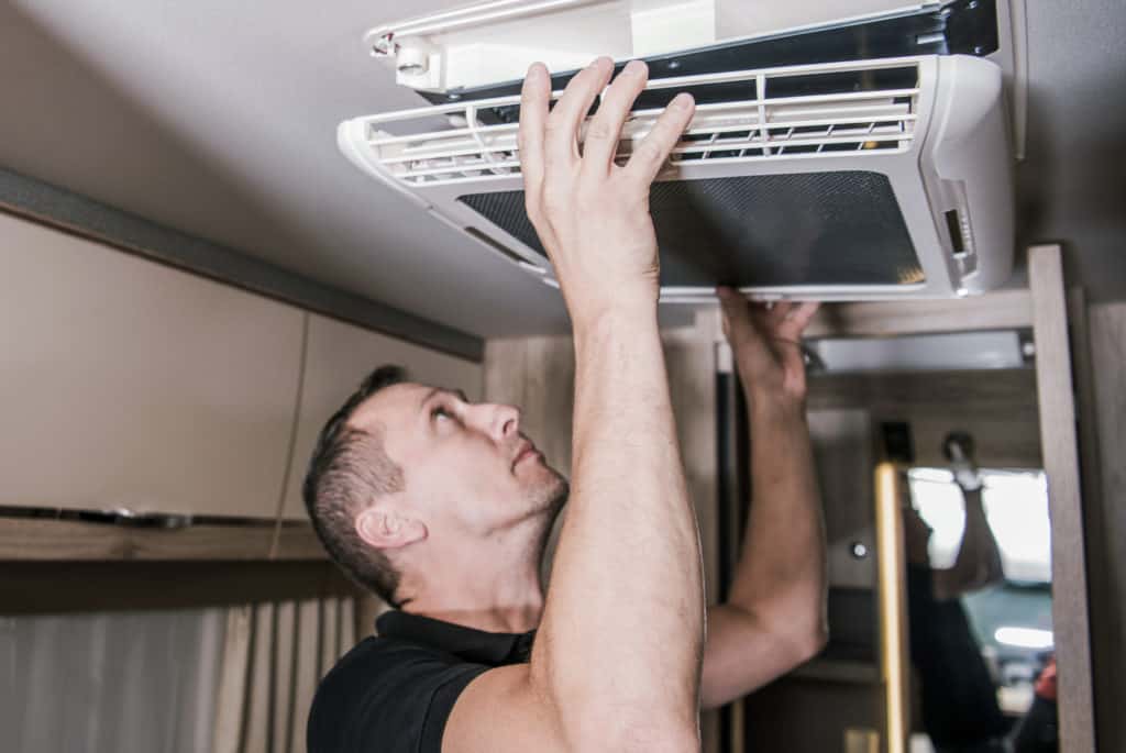 cleaning rv ac unit