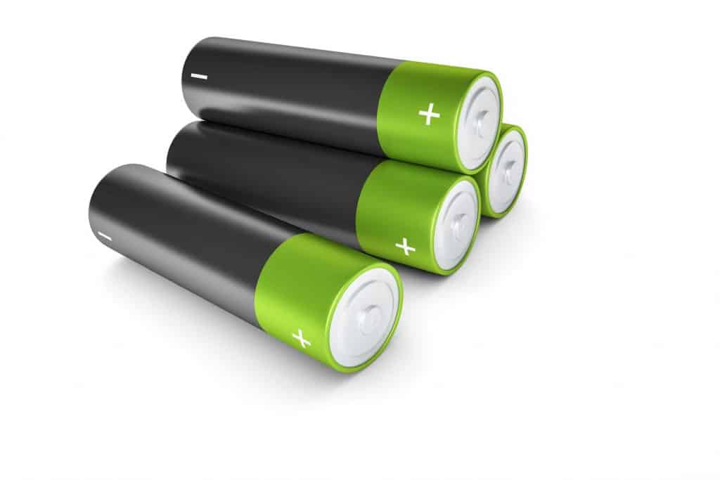 Clipart image of 4 batteries