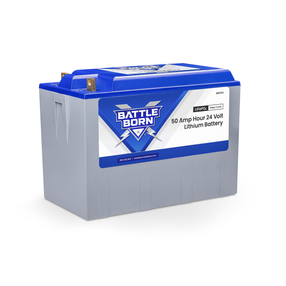 Battle Born's 50Ah 24 Volt LiFePO4 battery